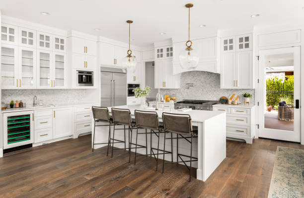 LVP kitchen floor Woodville